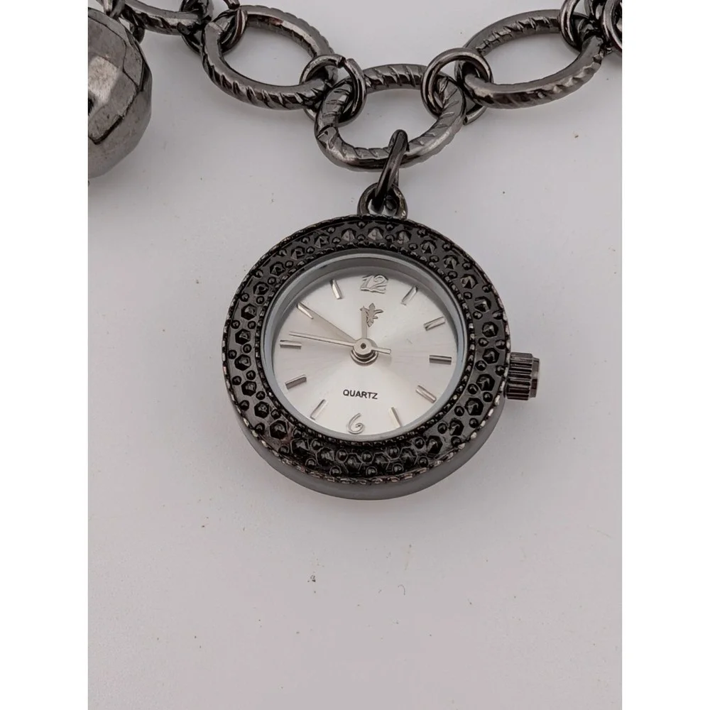 Cannes Charm Braclet Watch 22mm Case Silver Link 7.25